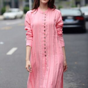 Pink colour plain shirt